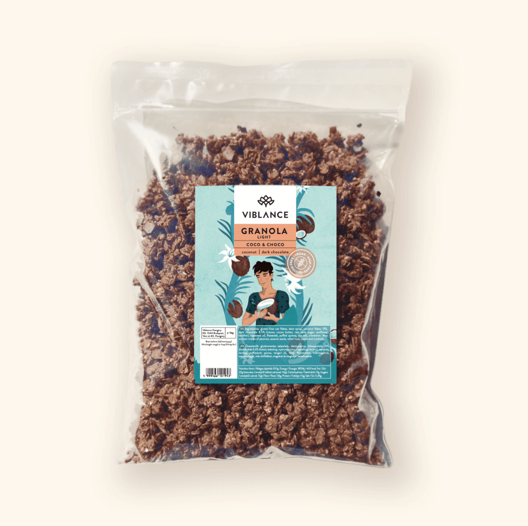 Viblance kokosová čokoládová granola light 1000 g
