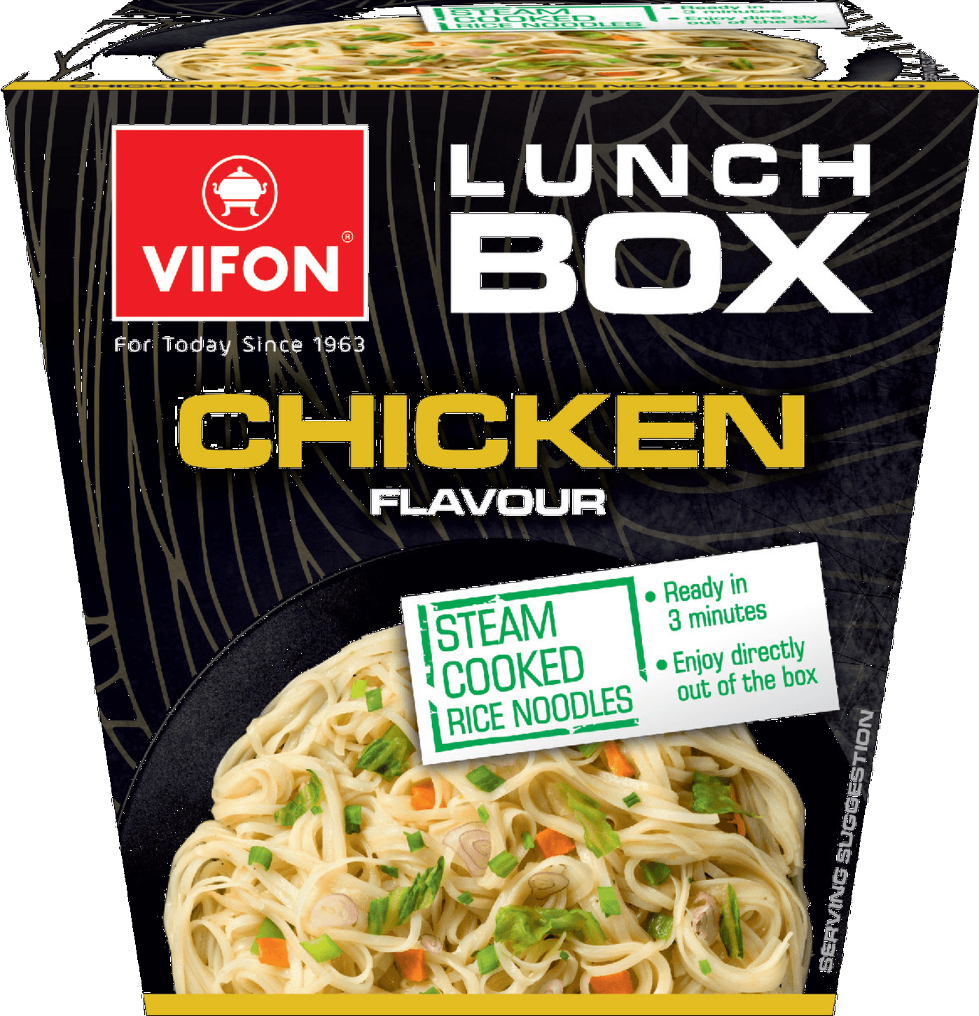 Vifon lunch box s kuracou príchuťou instantných ryžových rezancov v krabičke 85 g