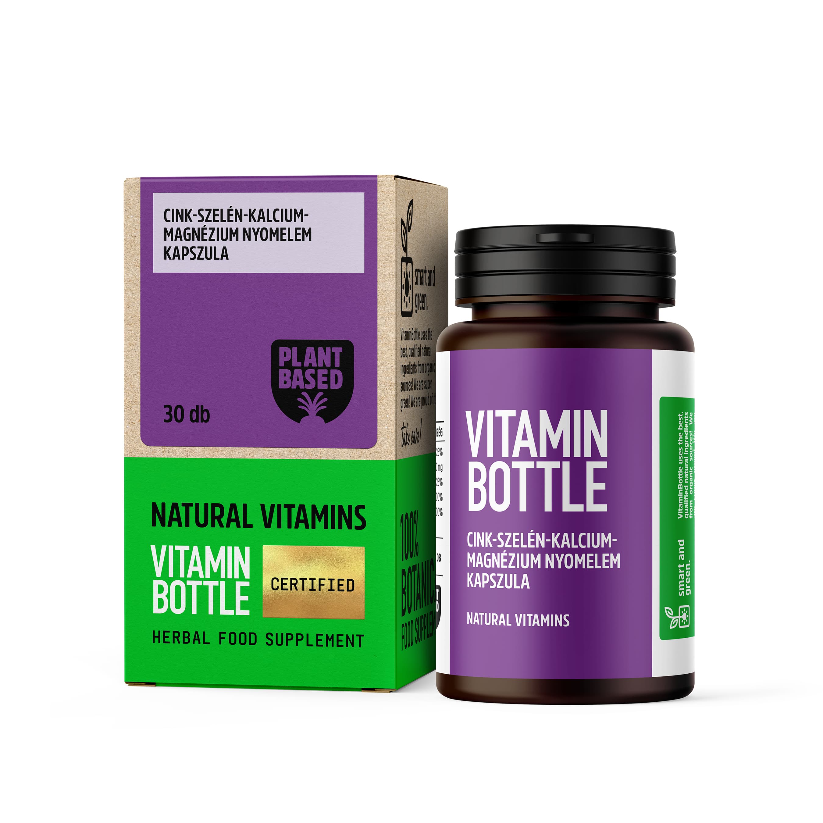 Vitamin Bottle zink-selen-vápnik-horčík kapsula 30 ks