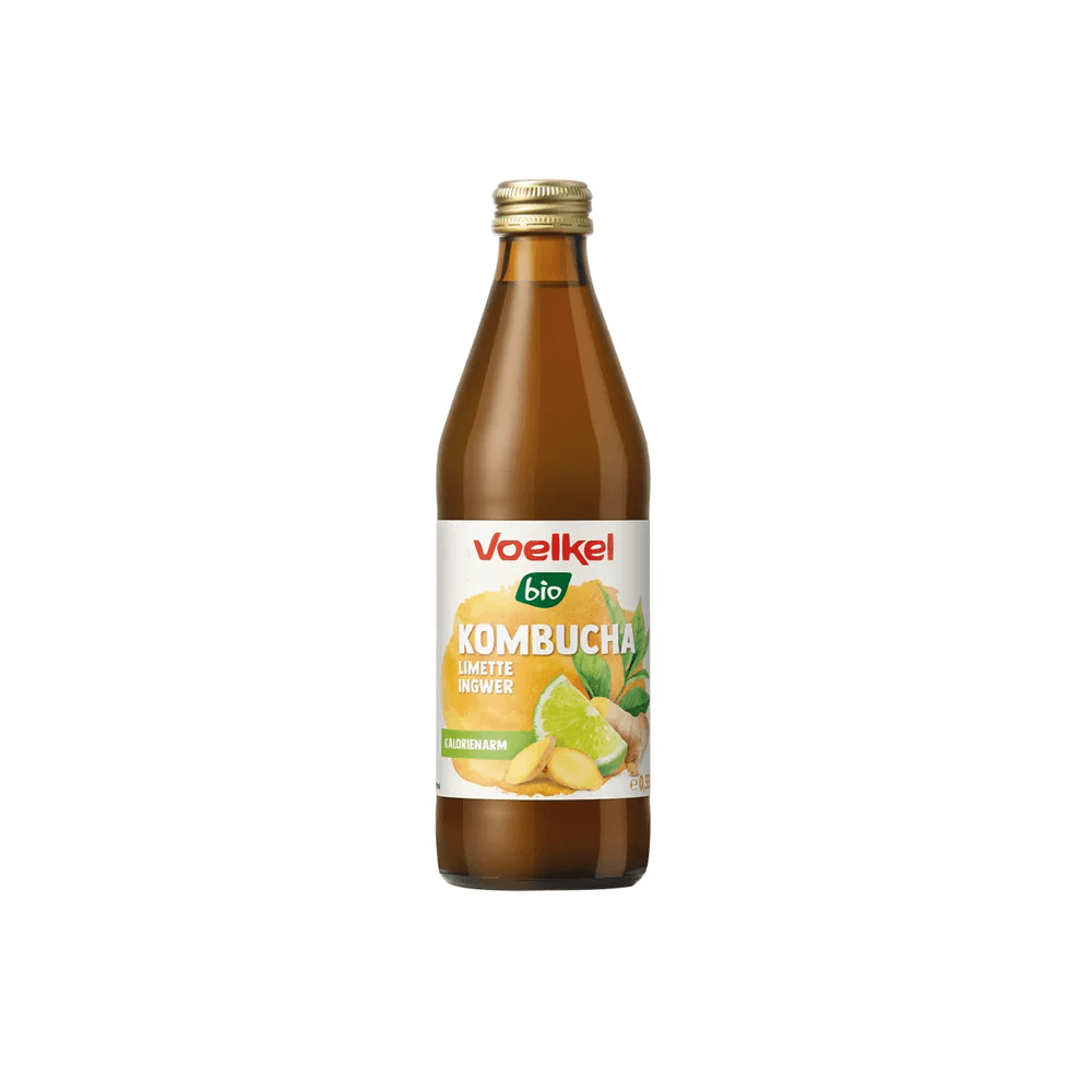 Voelkel bio kombucha limetka-zázvor 330 ml