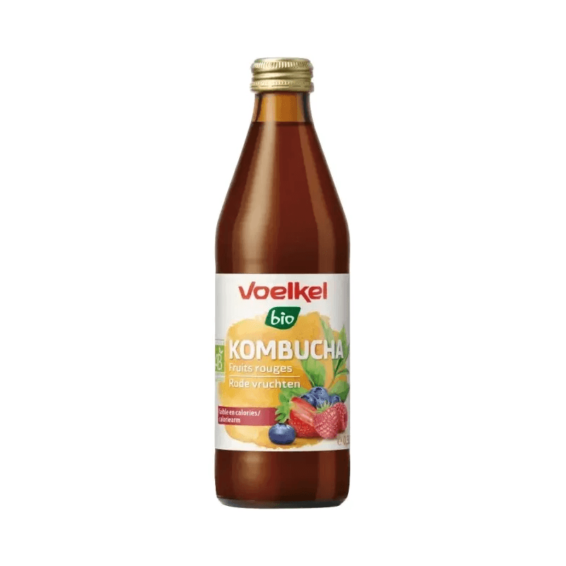 Voelkel bio kombucha s červeným ovocím 330 ml