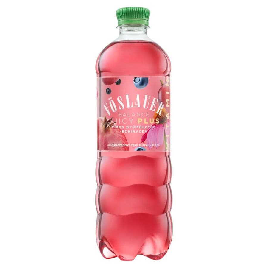 Vöslauer juicy ochutená minerálna voda červené ovocie 750 ml