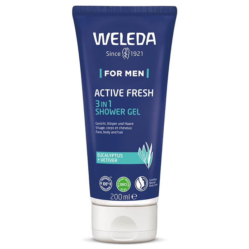 Weleda Men Active Fresh 3v1 Sprchový Gél 200 ml - 83096