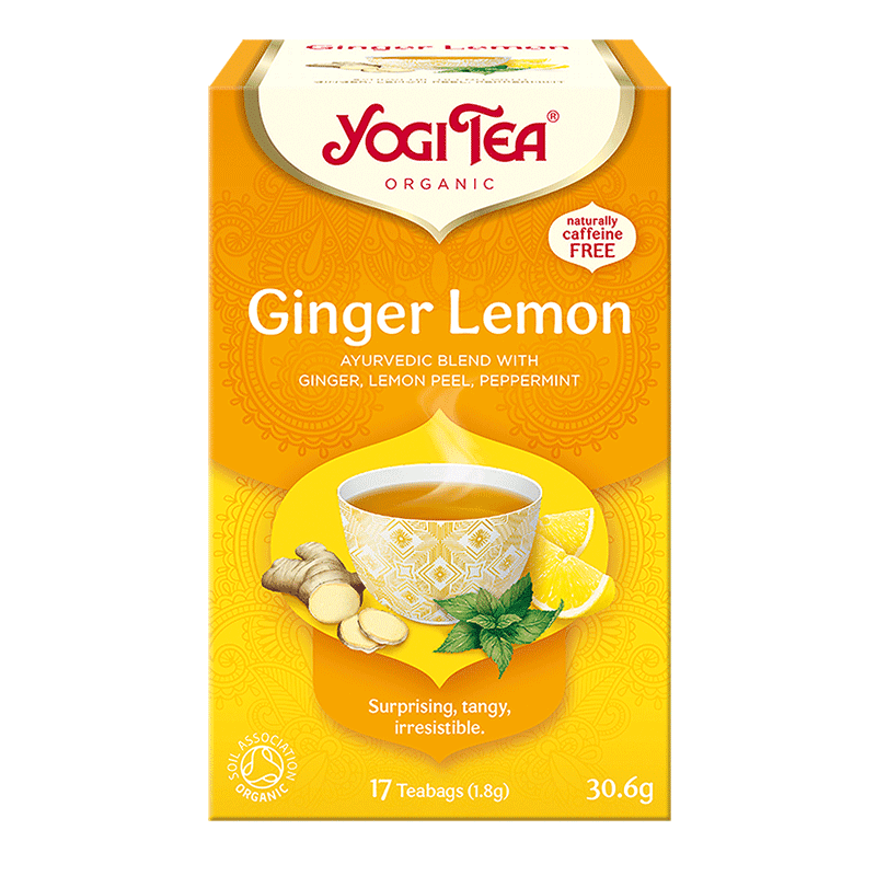 Yogi bio čaj citrón a zázvor 17 x 1,8 g, 31 g