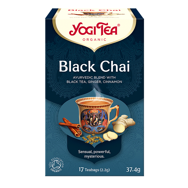 Yogi bio čaj čierny chai 17 x 1,8 g, 31 g