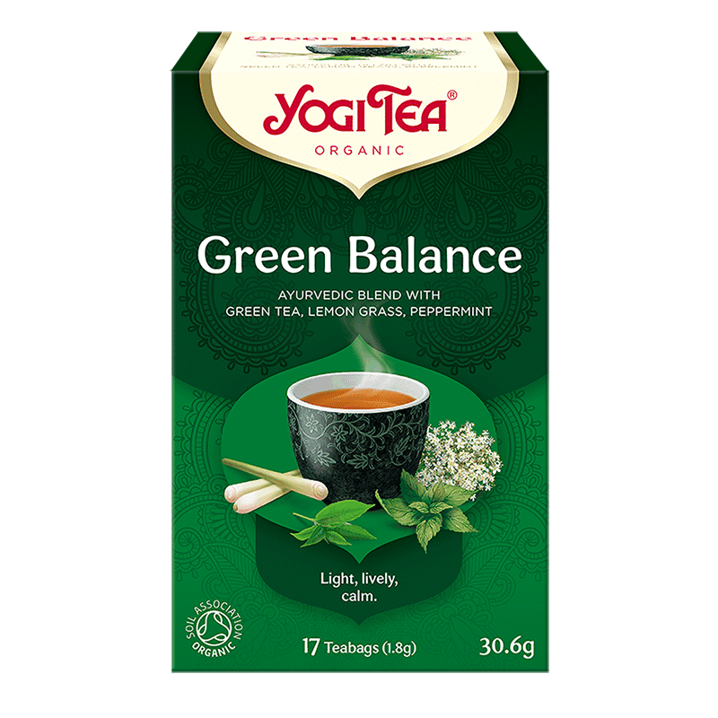 Yogi Tea Zelený čaj Green Balance 30,6 g - 32525