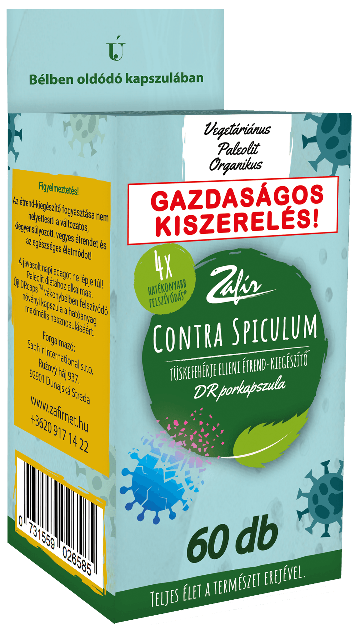 Zafír contra spiculum dr kapsula 60 ks