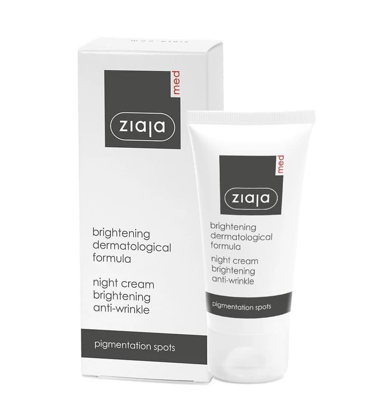 Ziaja Med rozjasňujúci protiwrinkle nočný krém, na pigmentové škvrny 50 ml