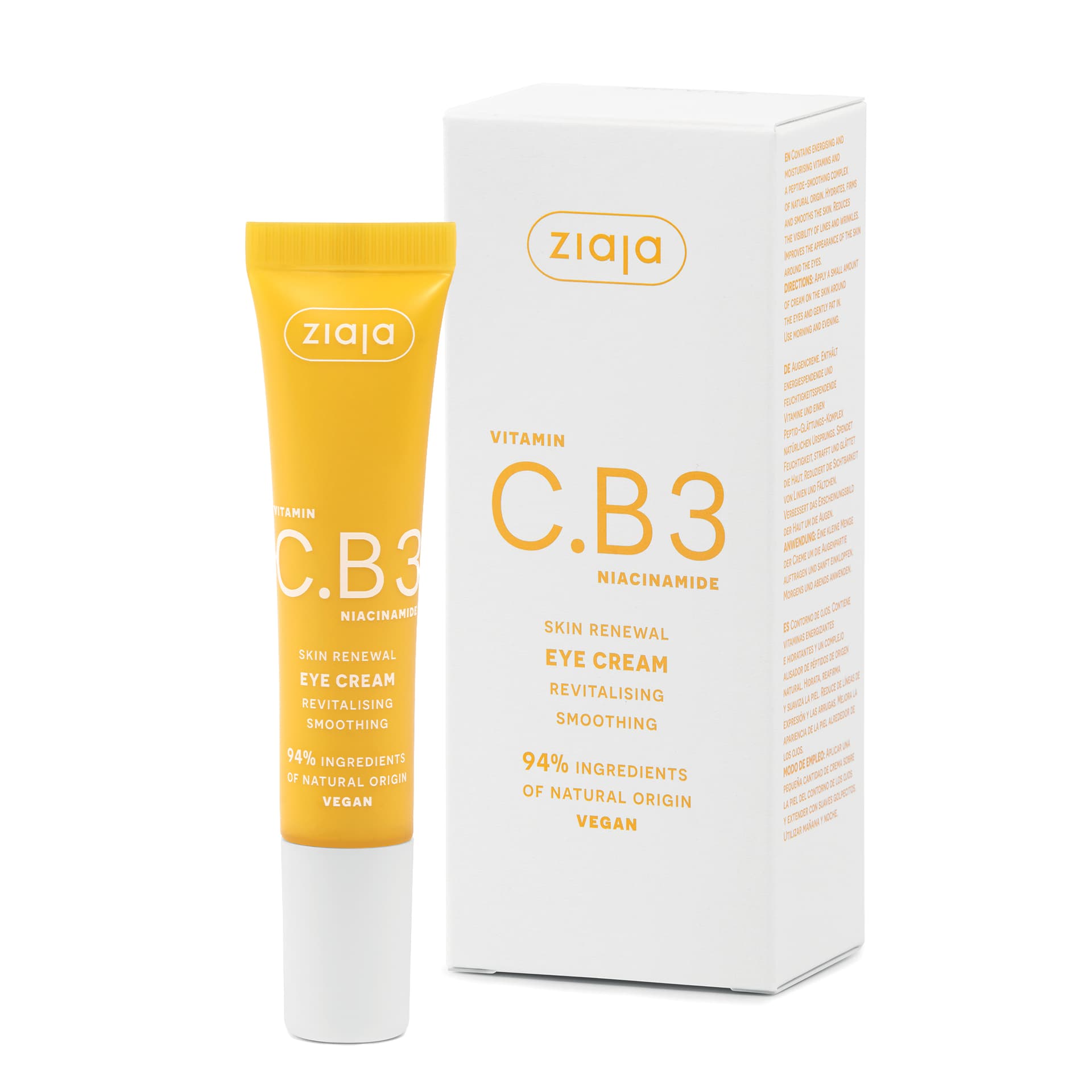 Ziaja c.b3 vitamín niacinamid očný krém 15 ml