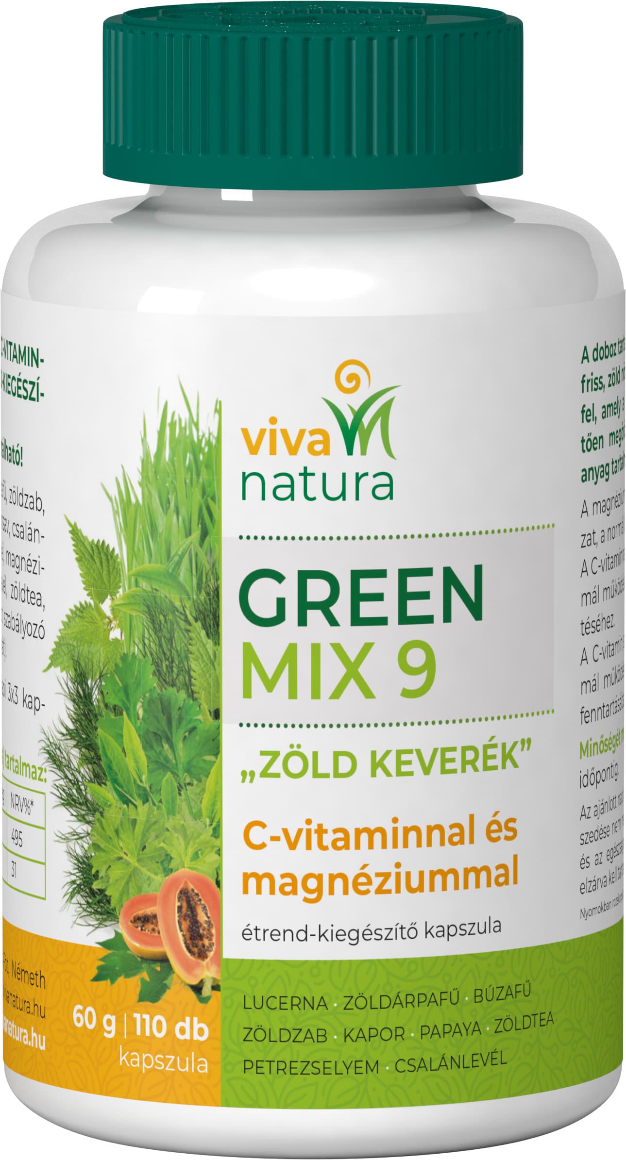 Zöldvér green mix 9 kapsuly 110 ks